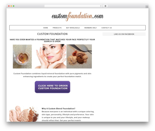 Fun WordPress Theme WordPress page theme - customfoundation.com