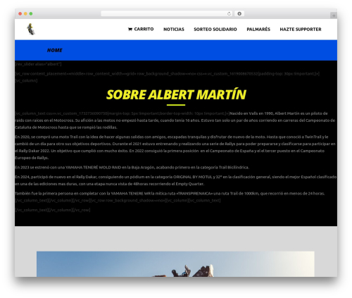 Klippe WordPress theme - albertmartin.es