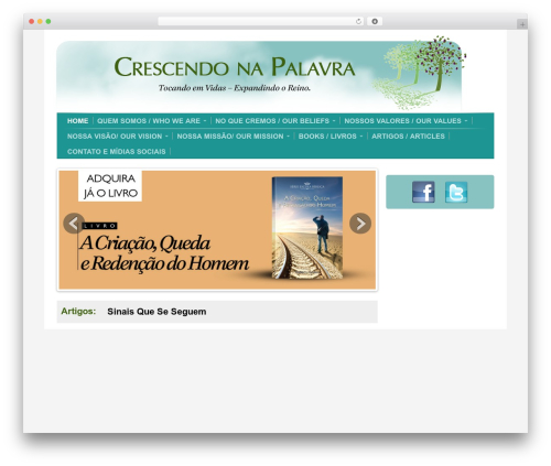 PageLines Framework WordPress ecommerce template - crescendonapalavra.com.br
