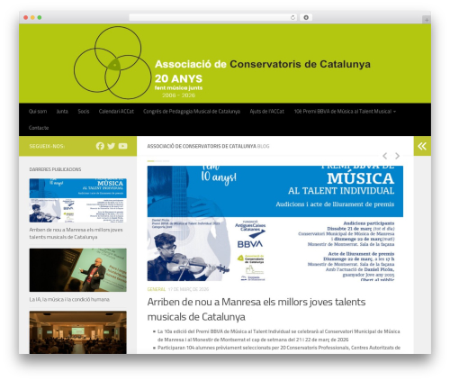 Customize Feeds for Twitter (twitter-tweets) free WordPress plugin - conservatoris.cat