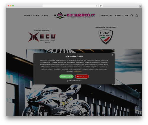 Uncode core WordPress plugin - creamoto.it