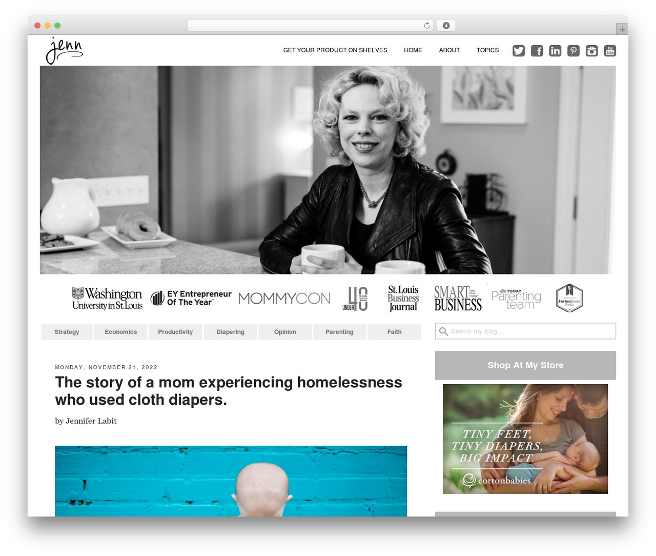 WordPress theme Get Noticed! - jenn.org
