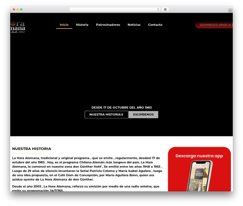 Erplayer WordPress plugin - lahoraalemana.cl