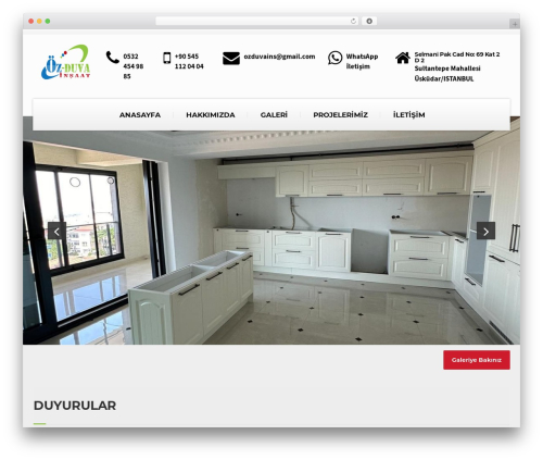 WordPress Galleria (wpgalleria) free WordPress plugin - ozduvainsaat.com