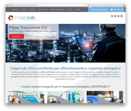 Cogenlab Theme WordPress theme design - cogenlab.com