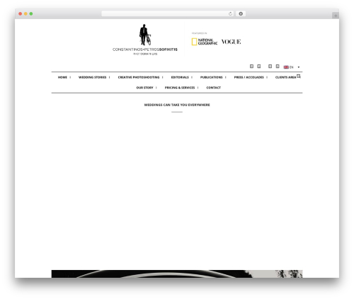 cpsofikitis best wedding WordPress theme - cpsofikitis.com