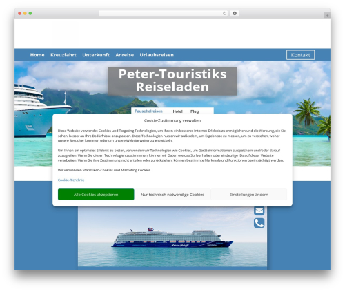 Smg theme extension WordPress plugin - peter-touristik.de