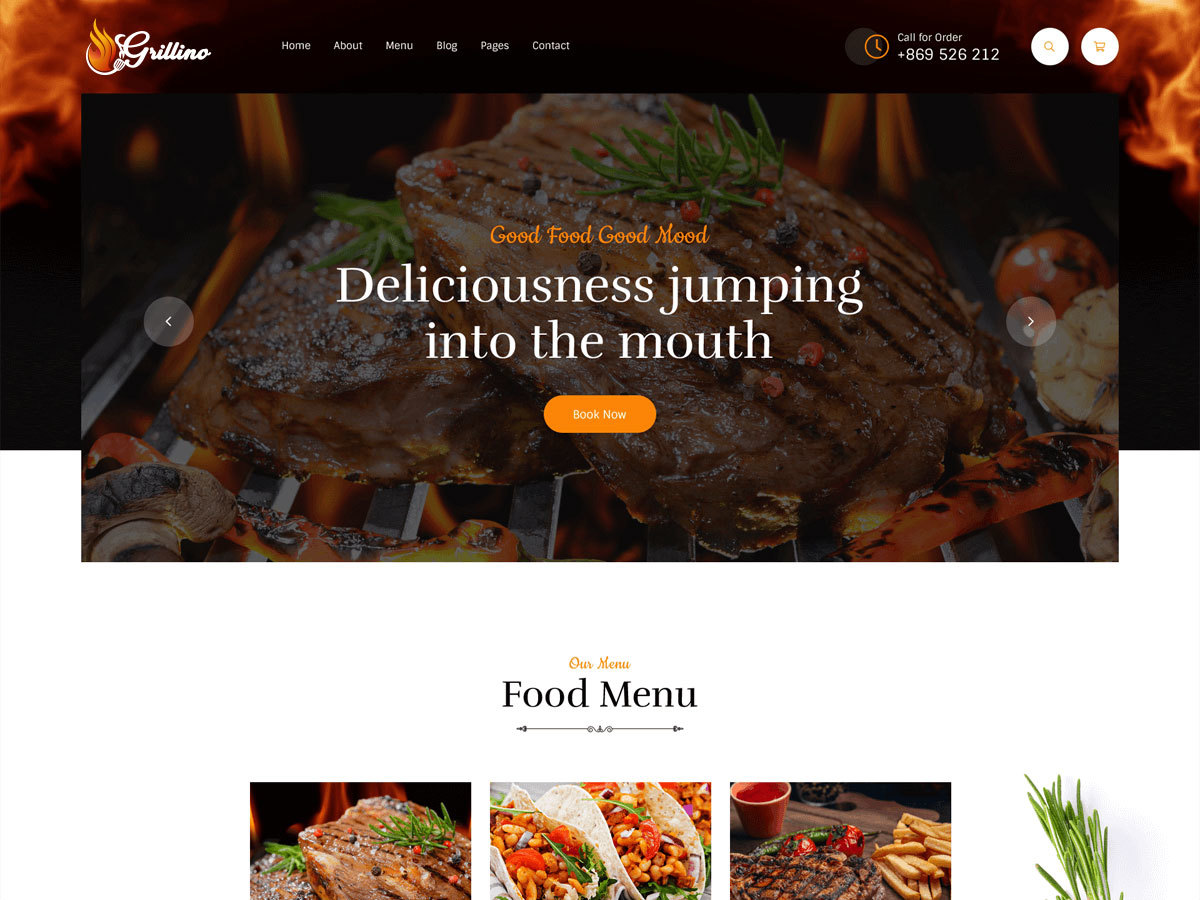 Grillino Child WordPress theme by Vecurosoft