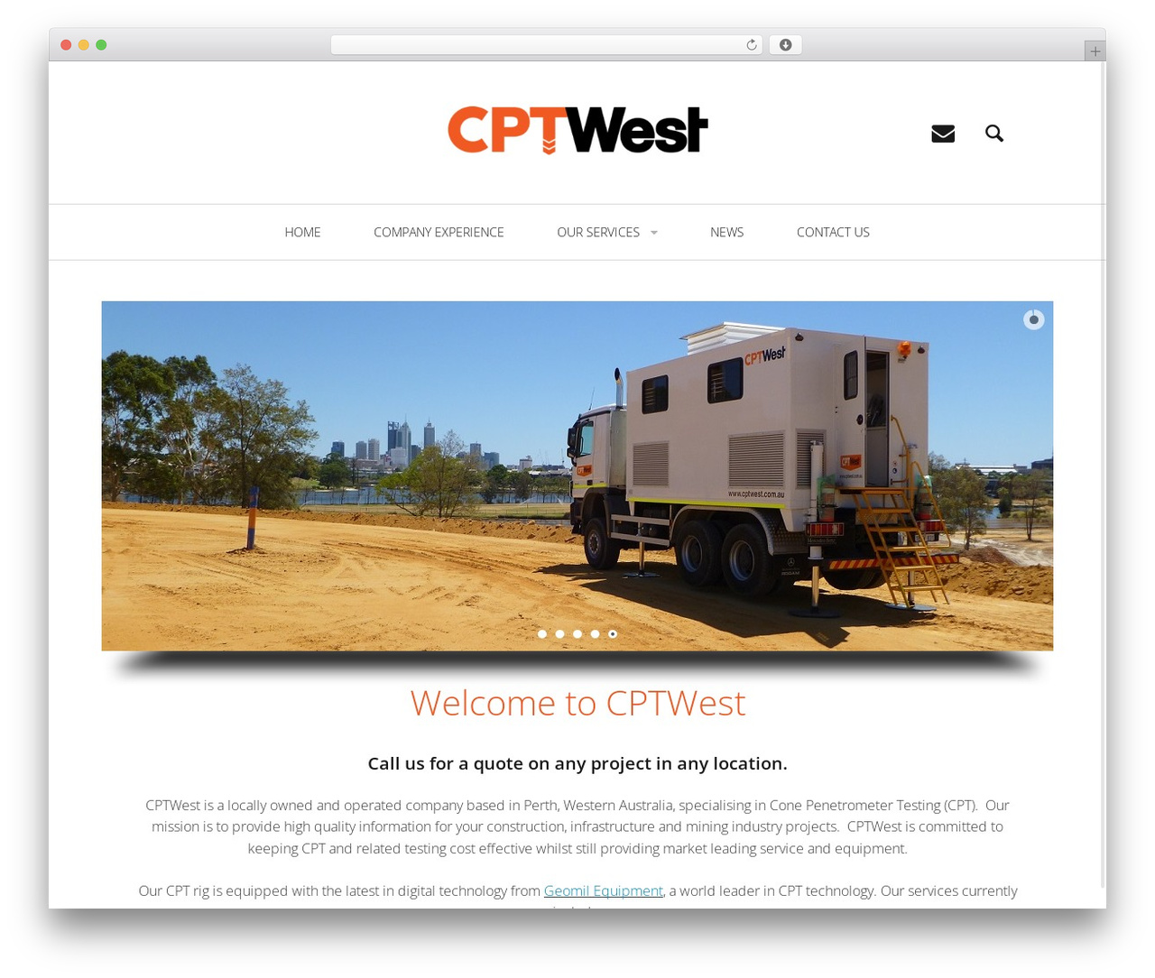 Heap WordPress theme - cptwest.com.au
