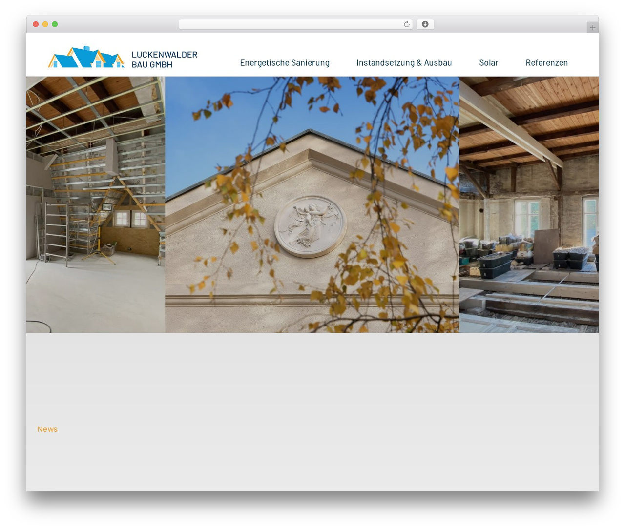 Hello Elementor WordPress theme - luck-bau.de