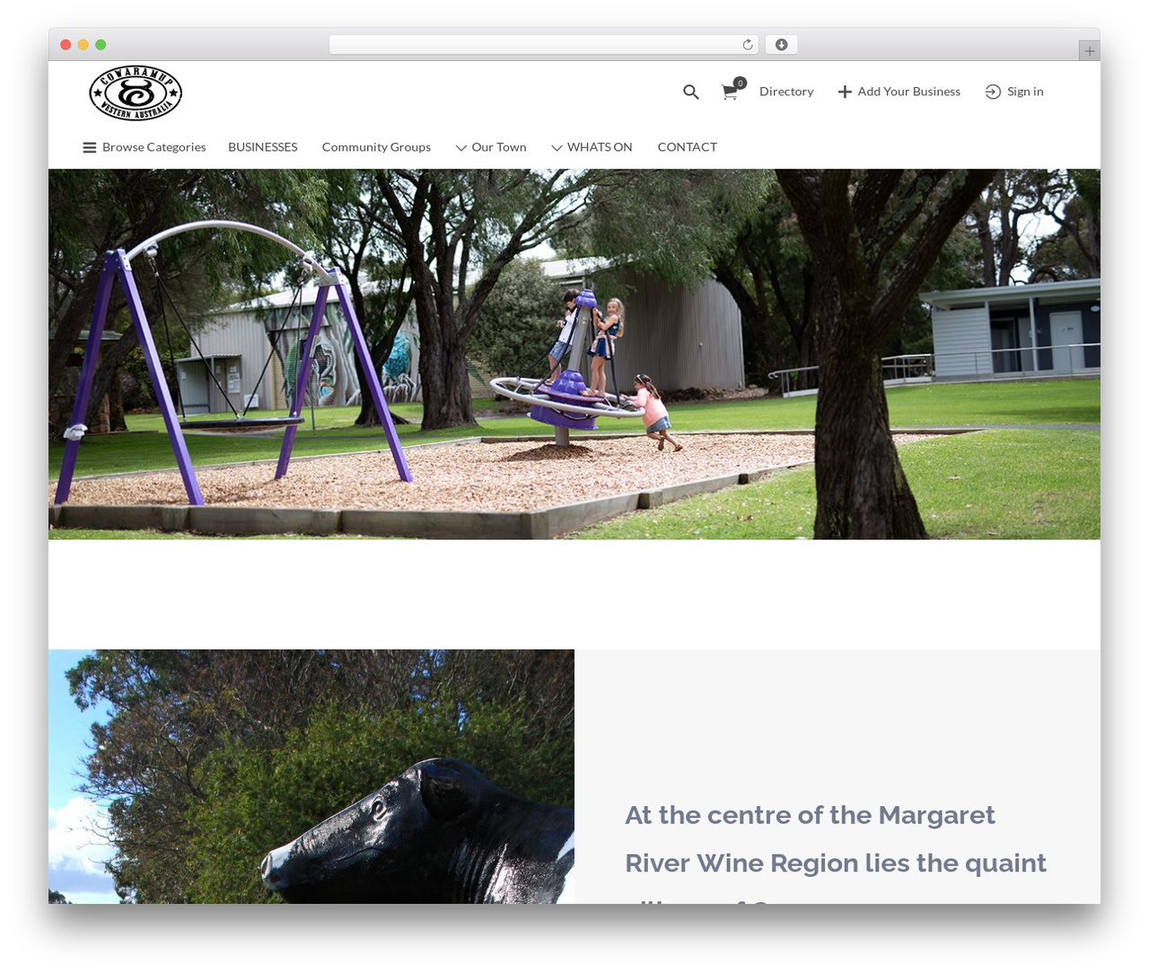 Listify best WordPress theme - cowaramup.com.au