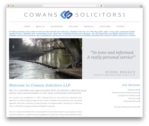 OH Creative WordPress Theme top WordPress theme - cowansdorking.co.uk