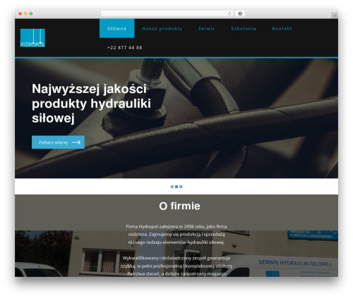 Page Builder Framework free WordPress theme - hydropol.waw.pl