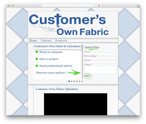 sixtos theme WordPress - cofupholstery.com