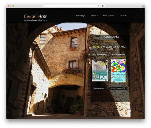 Storm theme WordPress - civitellarte.it