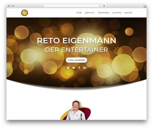Divi single builder WordPress plugin - retoeigenmann-entertainment.ch