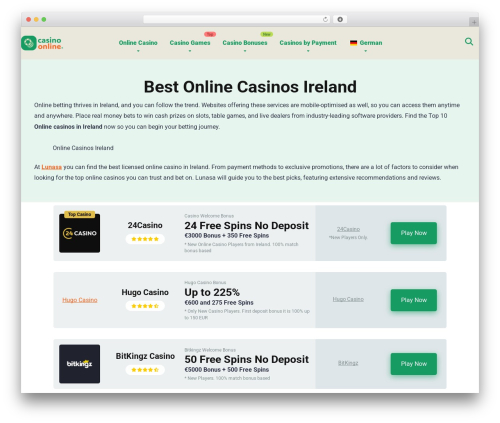 Slotslaunch WordPress plugin - www.lunasa.ie