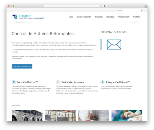 WordPress theme WebFlow - controlderetornables.com