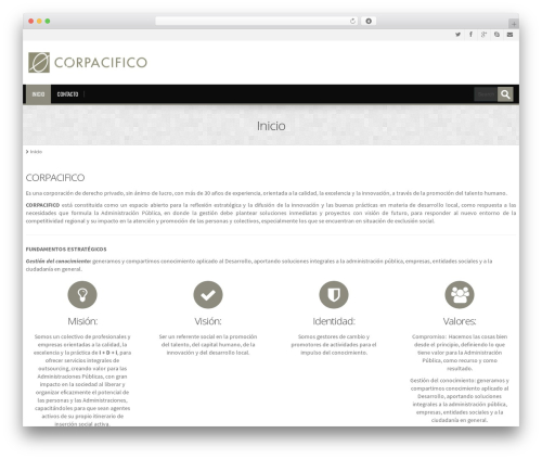WordPress theme alterna - corpacifico.com