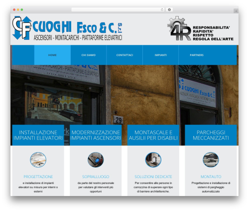 WordPress theme cherry - cuoghiascensorigenova.it