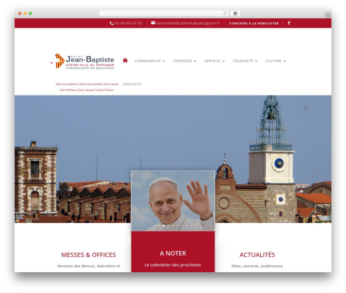 WordPress theme Divi - cathedraleperpignan.fr