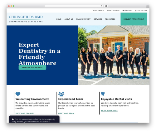 Ultimate multisite WordPress plugin - chrischildsdental.com
