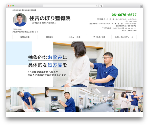 cms theme WordPress - nobori-seikotsu.com