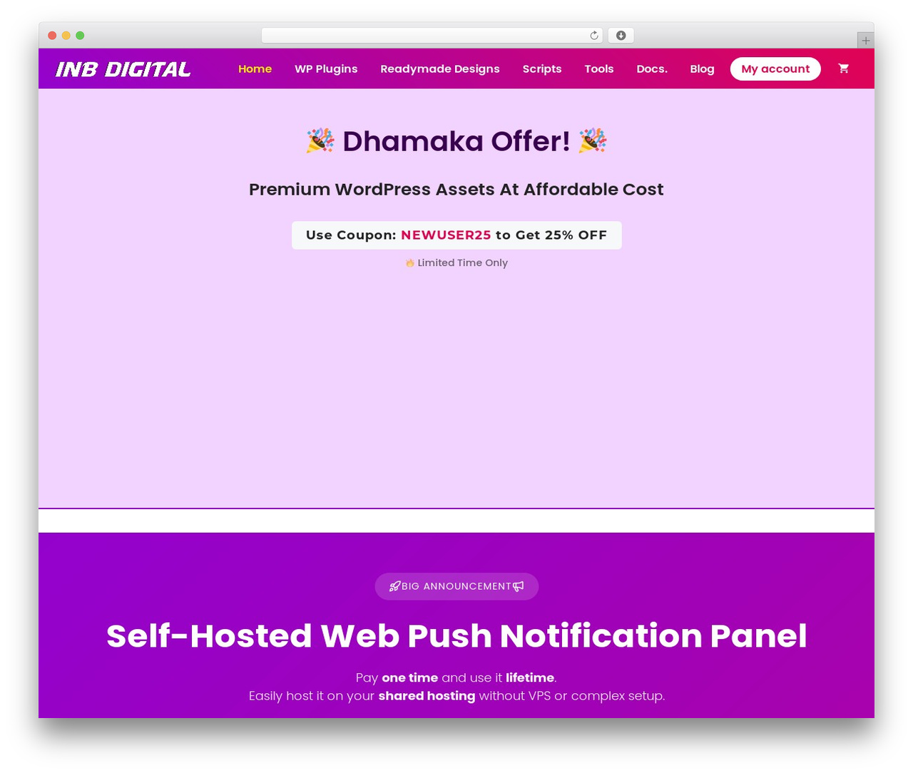 GeneratePress WordPress page theme - inbdigital.com