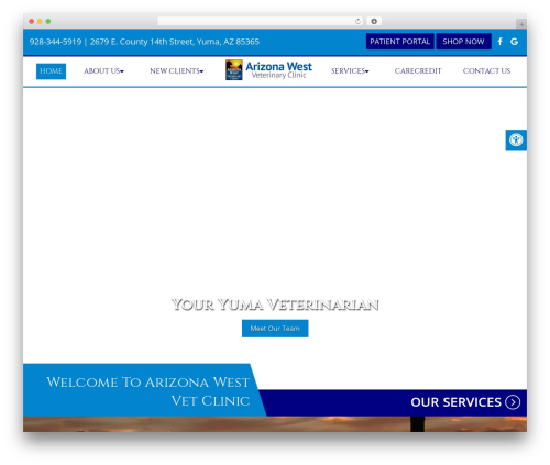 Parent Theme WordPress theme - azwestvet.com