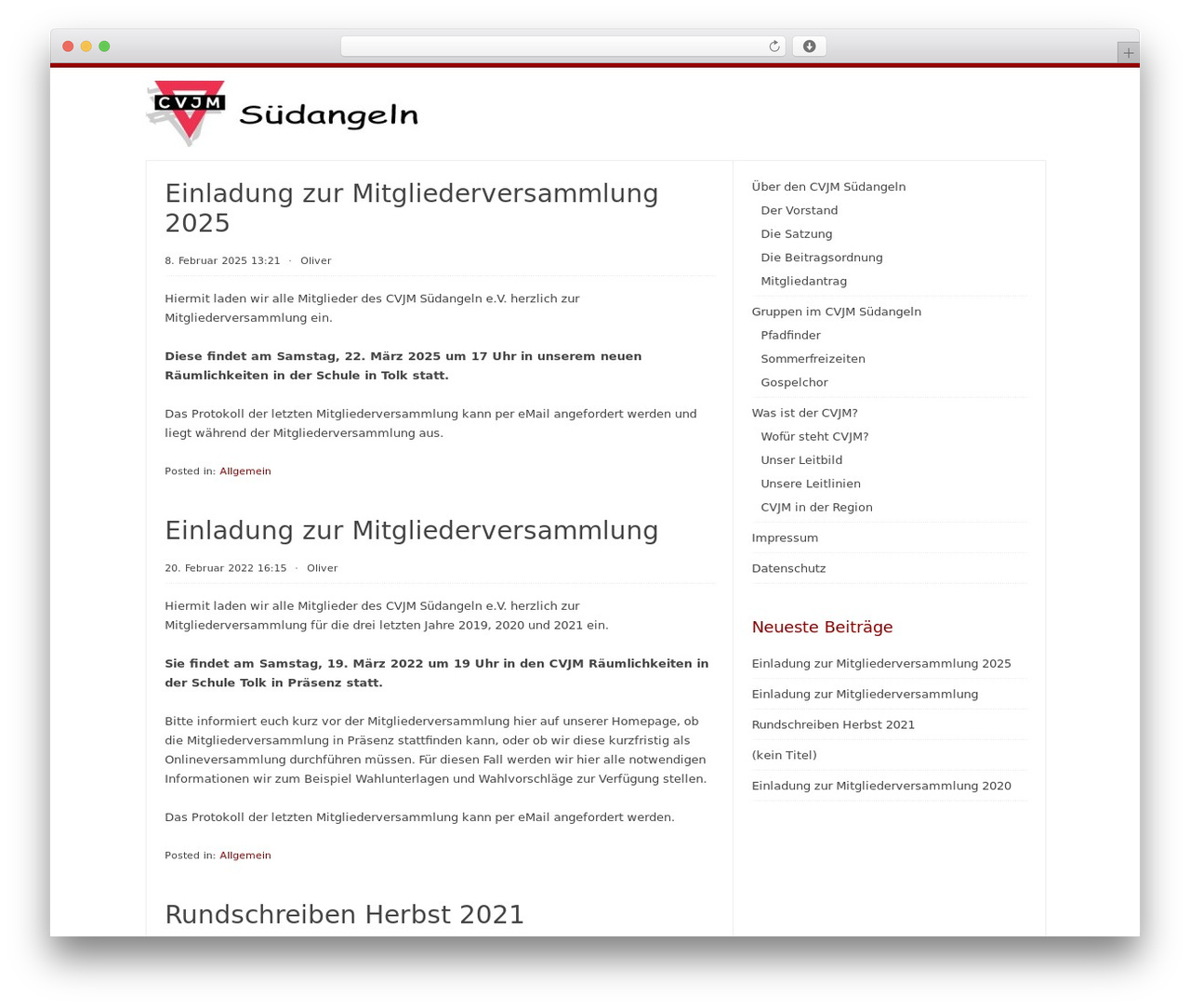 Radius WordPress theme - cvjm-suedangeln.de Radius WordPress theme - cvjm-suedangeln.de