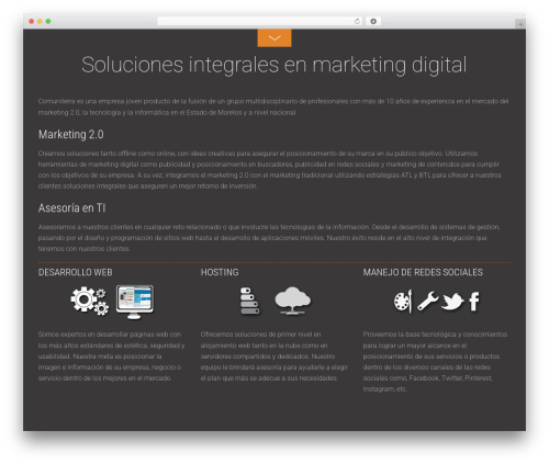 Theme WordPress Fullpane - comuniterra.com