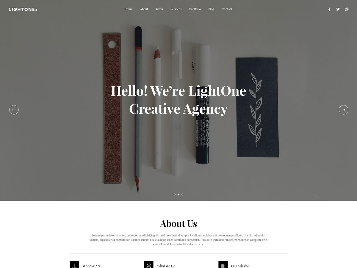 Theme WordPress LightOne by AZ Team