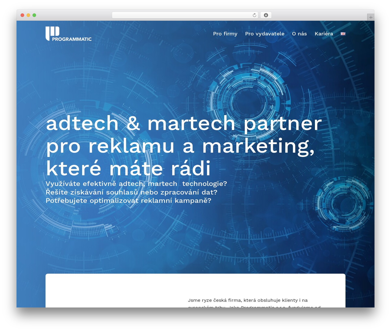 Theme WordPress programmatic.cz - programmatic.cz Theme WordPress programmatic.cz - programmatic.cz