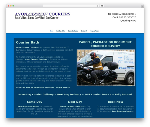 WordPress theme Canvas - courierbath.co.uk