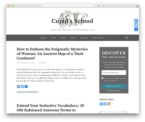 WordPress theme First - cupidsschool.com