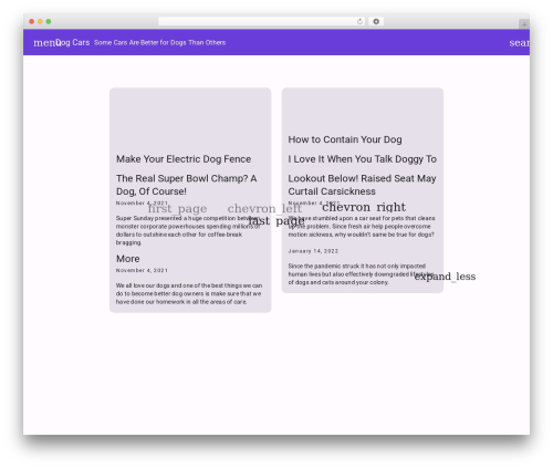 WordPress theme Material Design Google - dogcars.com WordPress theme Material Design Google - dogcars.com
