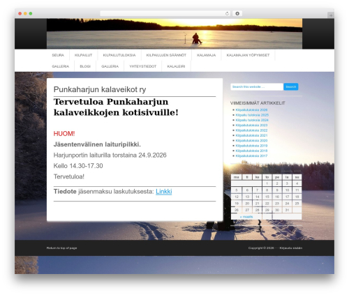 WordPress theme Nitrous - punkaharjunkalaveikot.fi