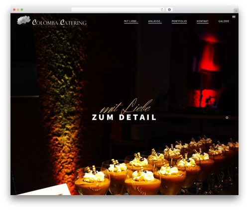 WordPress theme Rosa - colomba-catering.de