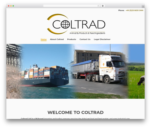 Basis theme WordPress - coltrad.com