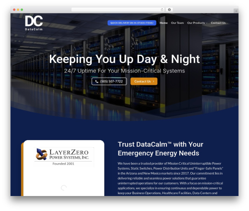 childTheme WordPress theme - datacalm.com