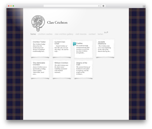 DailyNotes WordPress theme - clancrichton.org