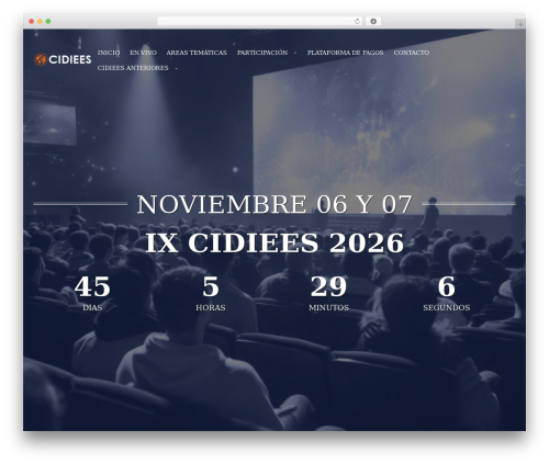 imevent theme WordPress - cidiees.com