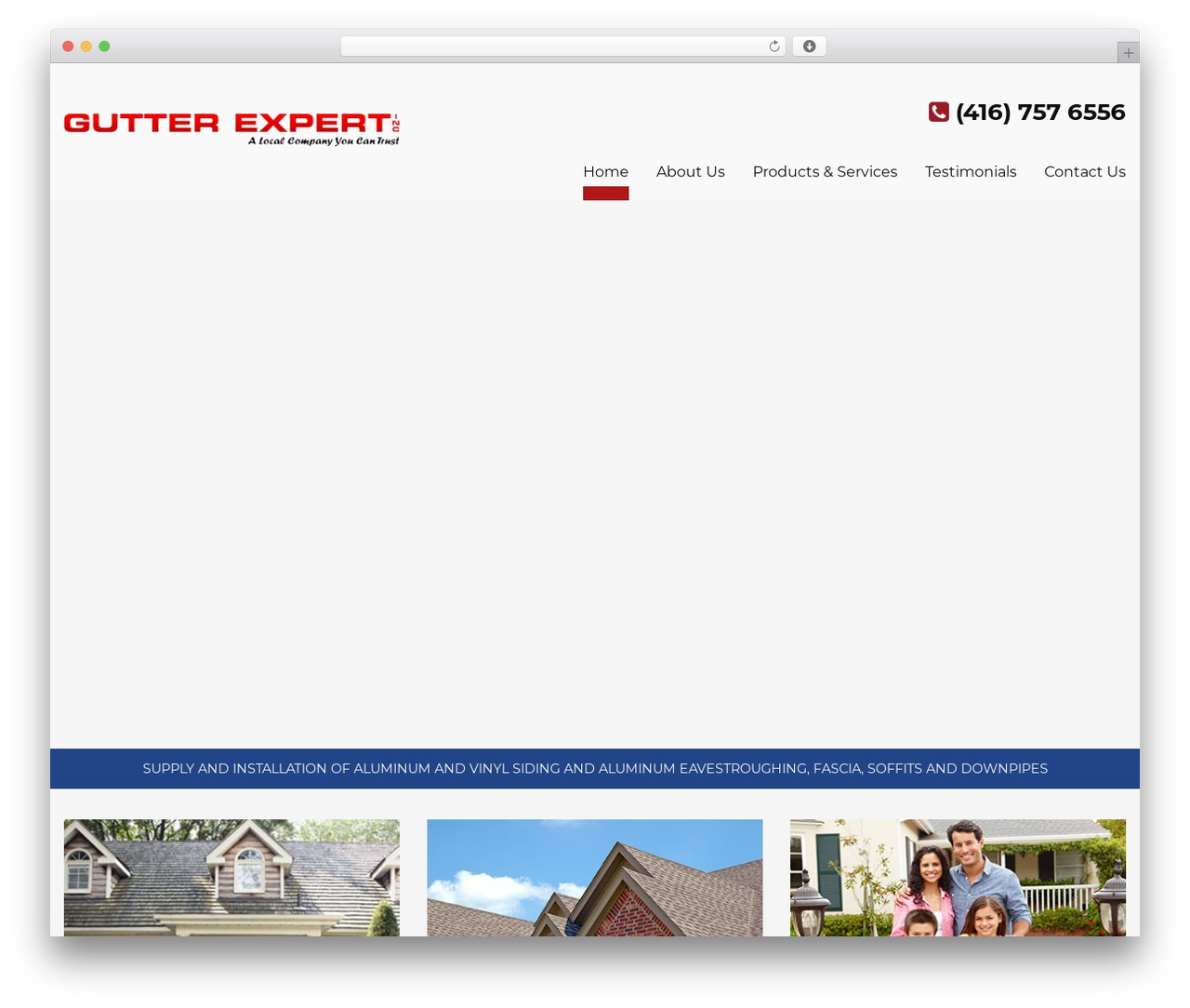 Laurel best WordPress theme - gutterexpert.ca