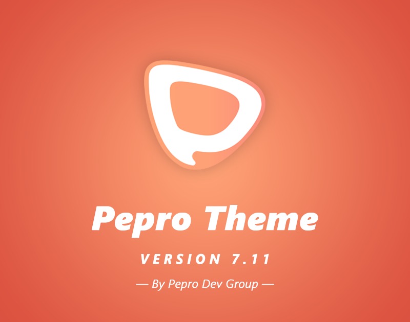 Pepro Theme theme WordPress
