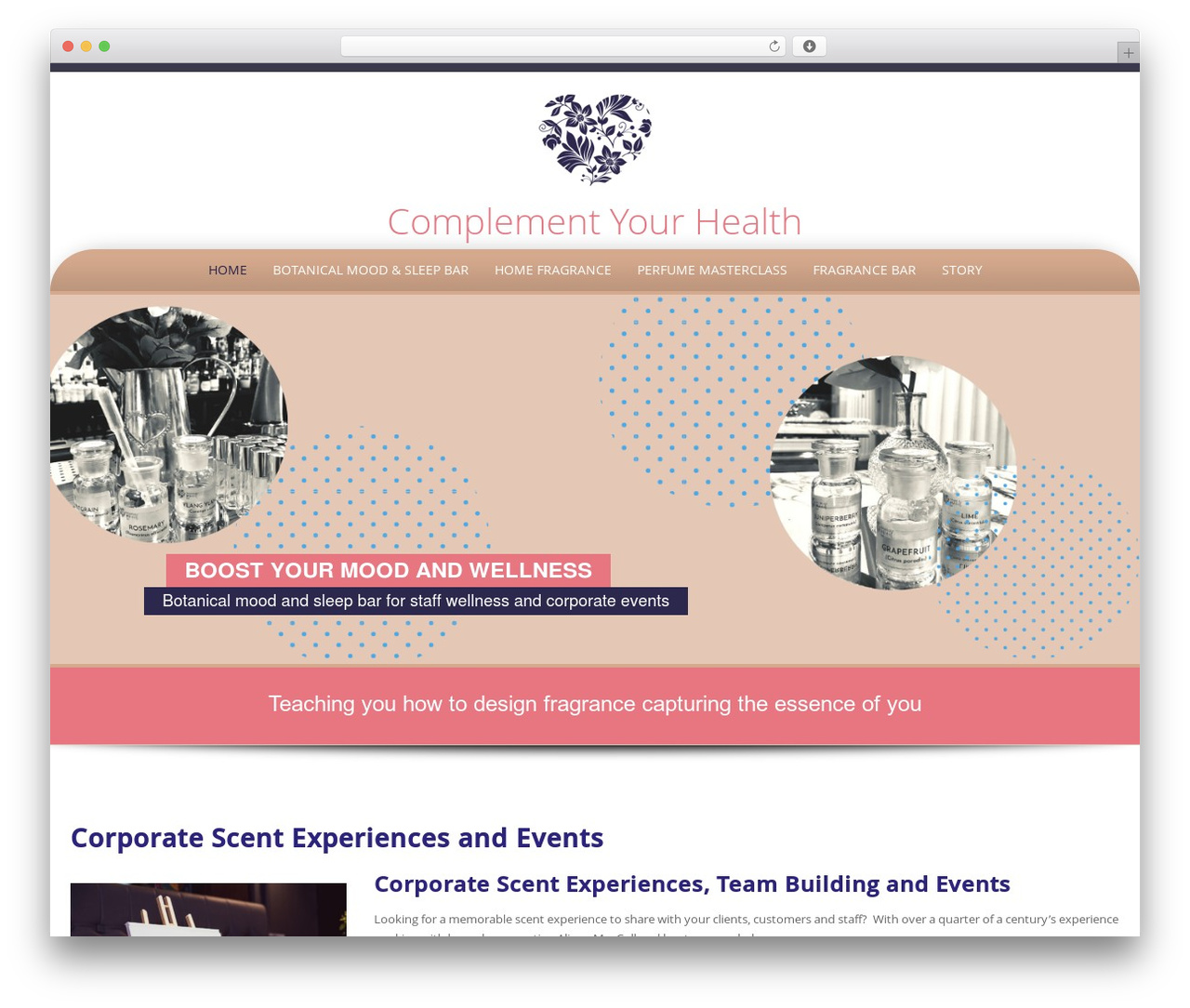Preferential theme WordPress - complementyourhealth.com