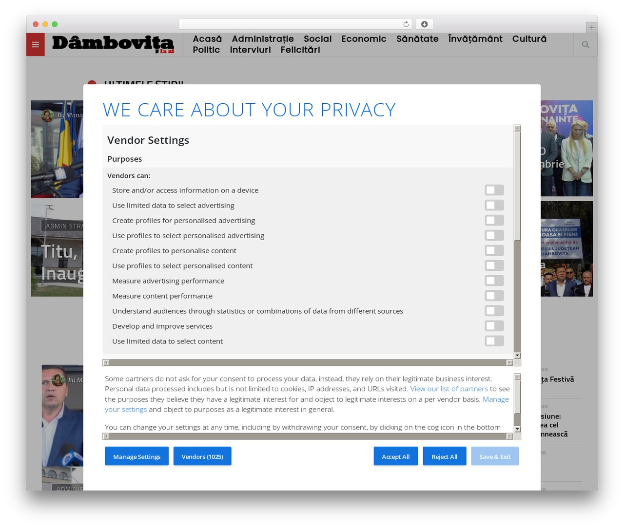 StuffPost theme WordPress - dambovitalazi.ro