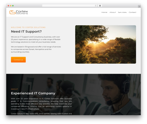 Theme WordPress Cortex Solutions - cortexsolutions.co.uk