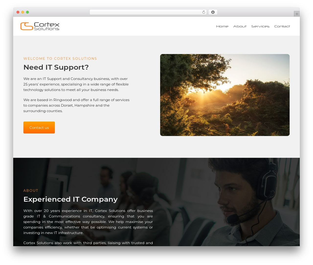 Theme WordPress Cortex Solutions - cortexsolutions.co.uk