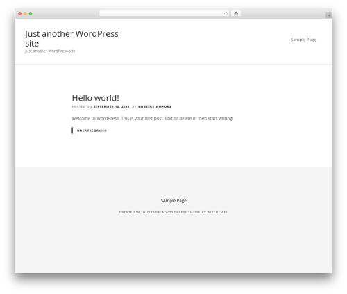 WordPress theme Citadela - nabeers.com WordPress theme Citadela - nabeers.com