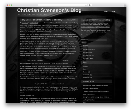 WP theme Clockwork - christiansvensson.com